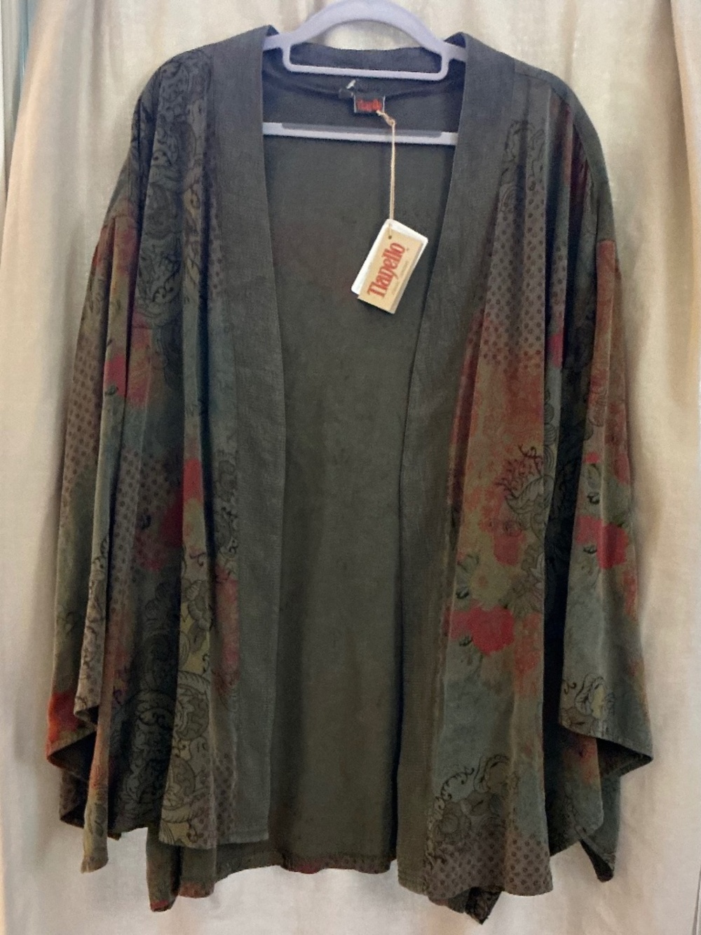 Tianello 1X NWT Tencel Duster/Kimono Jacket